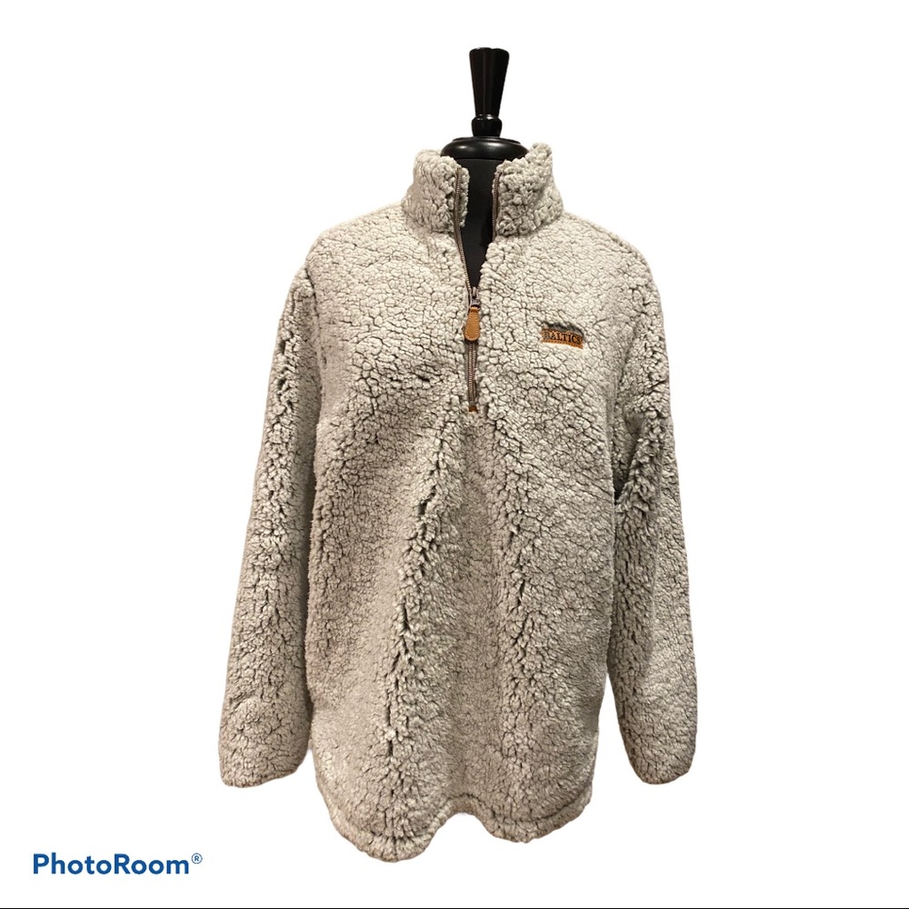 NEW Baltics Sherpa Quarter Zip Pullover Size M